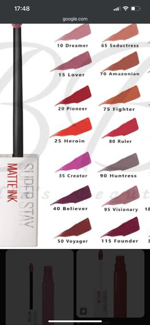 Maybelline Superstay Matte Ink Lipstick