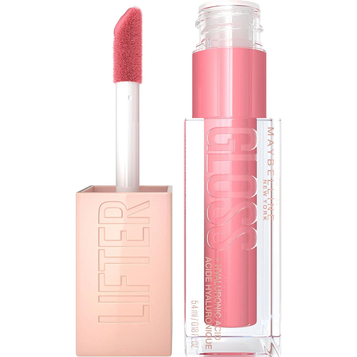 Maybelline Lifter Gloss , Hydrating Lip Gloss with Hyaluronic Acid, Shine for Plumper Looking Lips