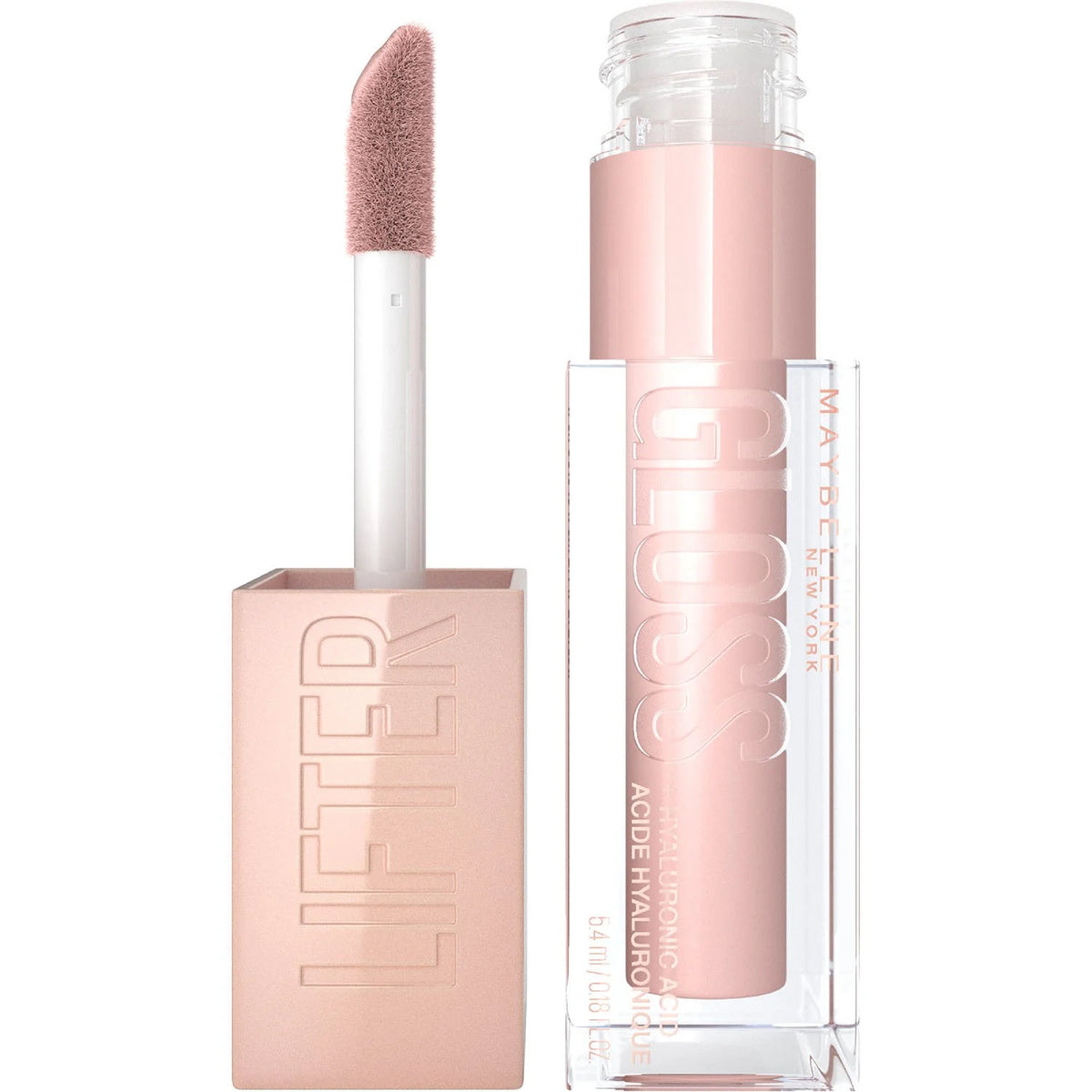 Maybelline Lifter Gloss , Hydrating Lip Gloss with Hyaluronic Acid, Shine for Plumper Looking Lips