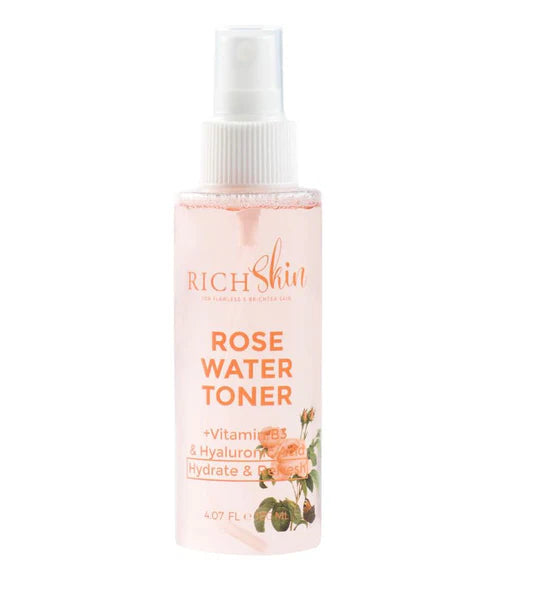 Rich skin rose water tonner