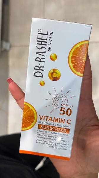 Dr Rashel Vitamin C Sunscreen SPF 50 PA+++ 50g