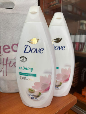 Dove Calming Pistachio and Magnolia Body Wash 500ml (with Triple Moisture serum)
