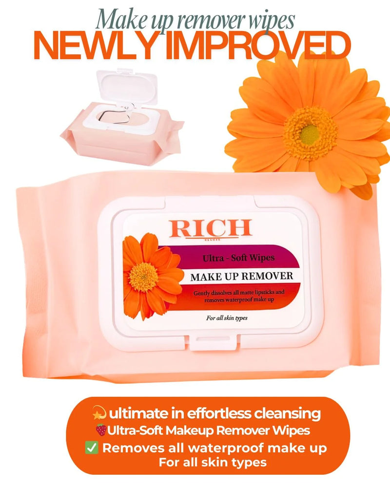 Rich Beauty Ultra-Soft Makeup Remover Wipes