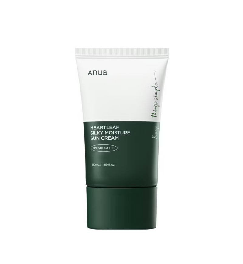 Anua Heartleaf Silky Moisture Sunscreen SPF 50 PA++++ Suncream