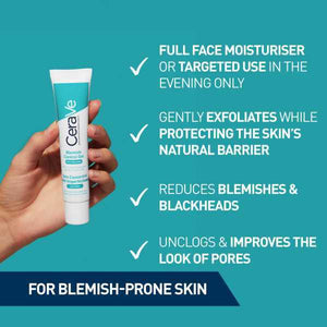CeraVe Blemish Control Gel Moisturiser with 2% Salicylic Acid & Niacinamide for Blemish-Prone Skin 40ml