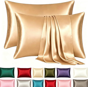 Super Soft Luxury Satin Pillowcase Silky Pillow Case for Hair and Skin