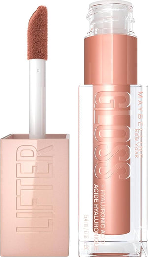 Maybelline Lifter Gloss , Hydrating Lip Gloss with Hyaluronic Acid, Shine for Plumper Looking Lips