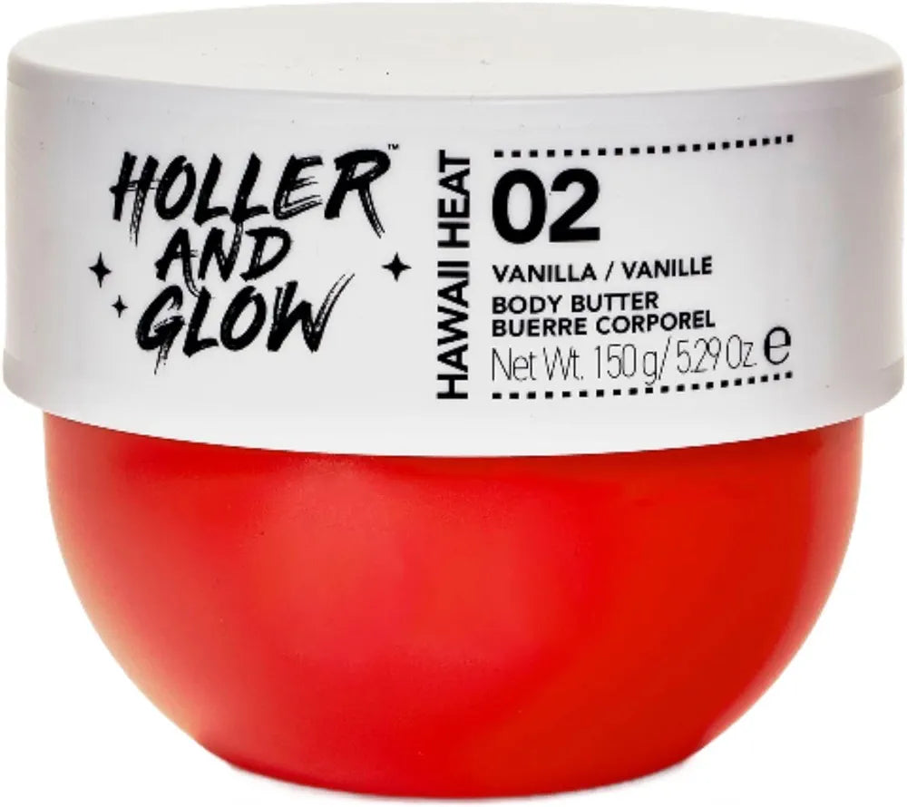 Holler and Glow Whipped Body Butter, Hawaii Vanilla