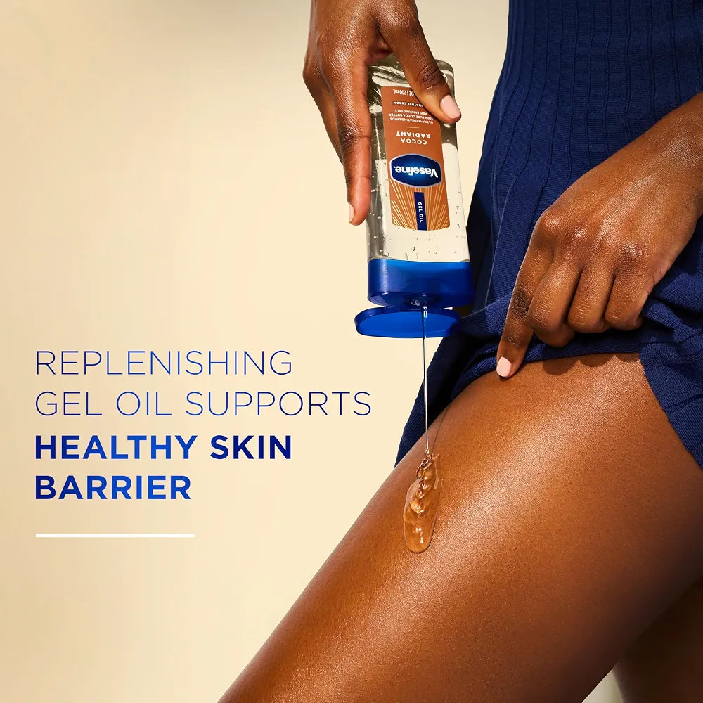 Vaseline Intensive Care Cocoa Radiant for Glowing Skin Body Gel Oil 200mls