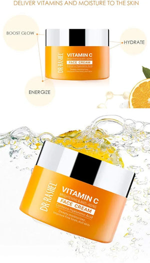 Dr Rashel Vitamin C Face Cream Anti-ageing and Brightening with Hyaluronic acid
