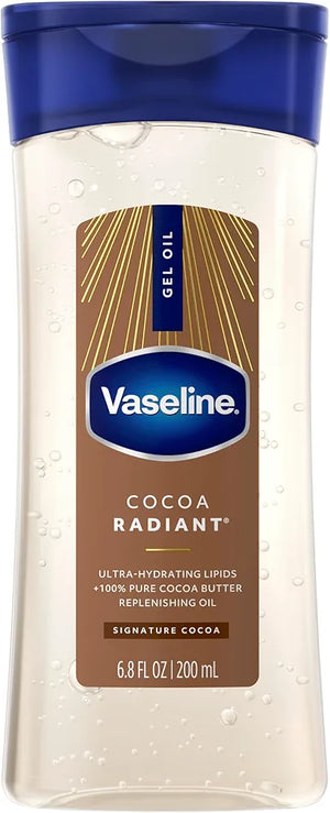 Vaseline Intensive Care Cocoa Radiant for Glowing Skin Body Gel Oil 200mls