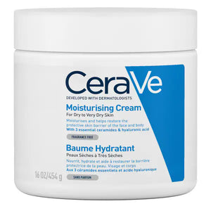 CeraVe Moisturising Cream Pot with Hyaluronic Acid & Ceramides 454g