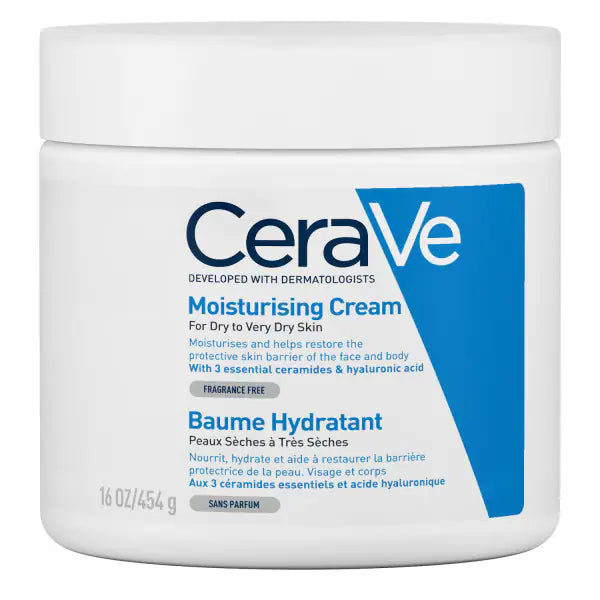 CeraVe Moisturising Cream Pot with Hyaluronic Acid & Ceramides 454g