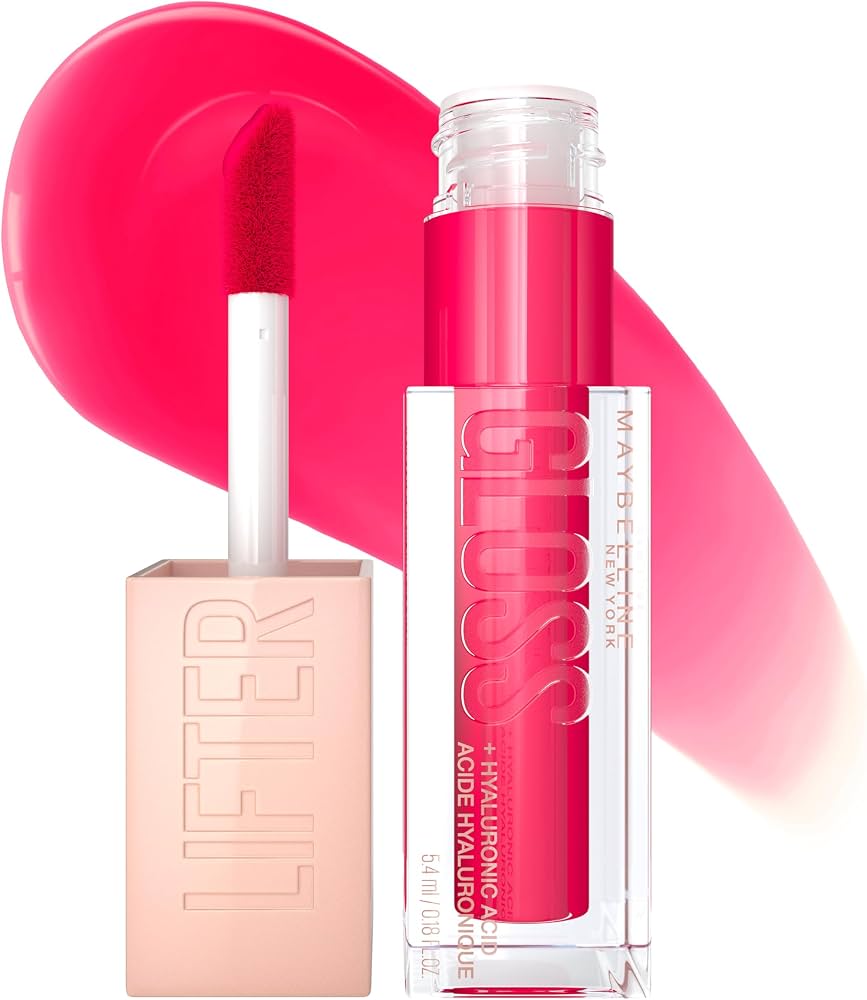 Maybelline Lifter Gloss , Hydrating Lip Gloss with Hyaluronic Acid, Shine for Plumper Looking Lips