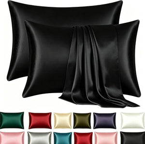 Super Soft Luxury Satin Pillowcase Silky Pillow Case for Hair and Skin