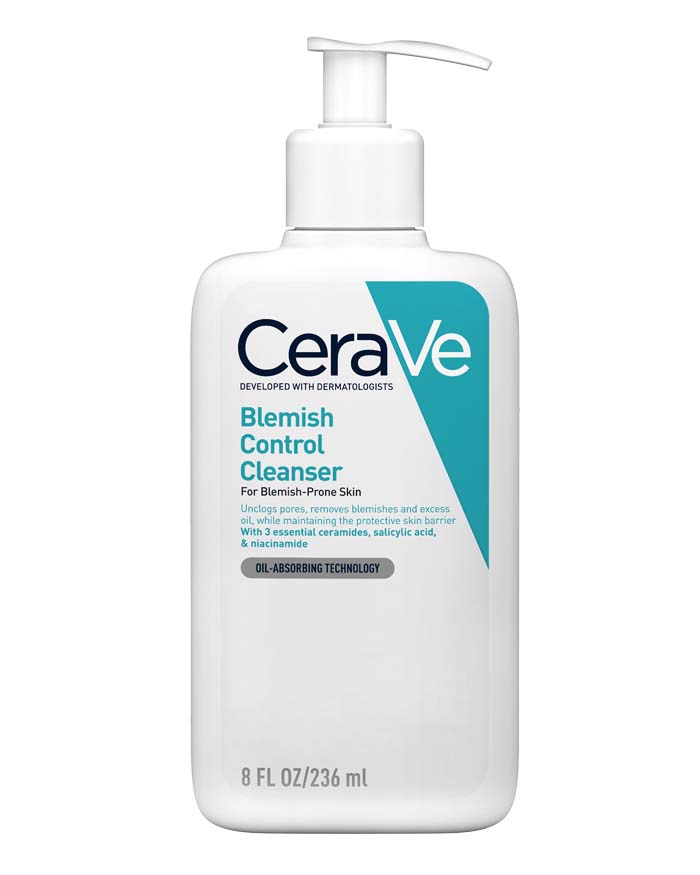 CeraVe Blemish Control Face Cleanser 236ml 2% Salicylic Acid & Niacinamide Blemish-Prone Skin