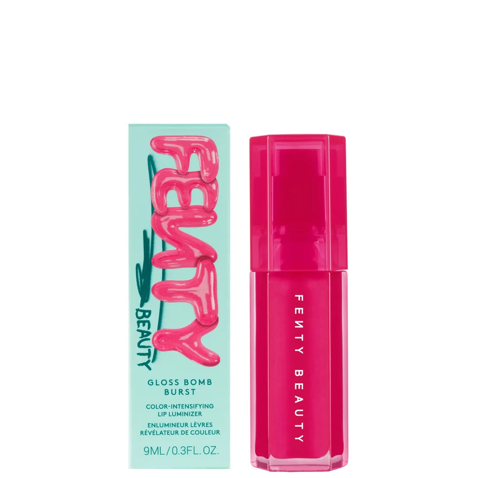 Fenty Beauty Pink Blink, 9ml Gloss Bomb Burst Colour-Intensifying Lip Luminizer,